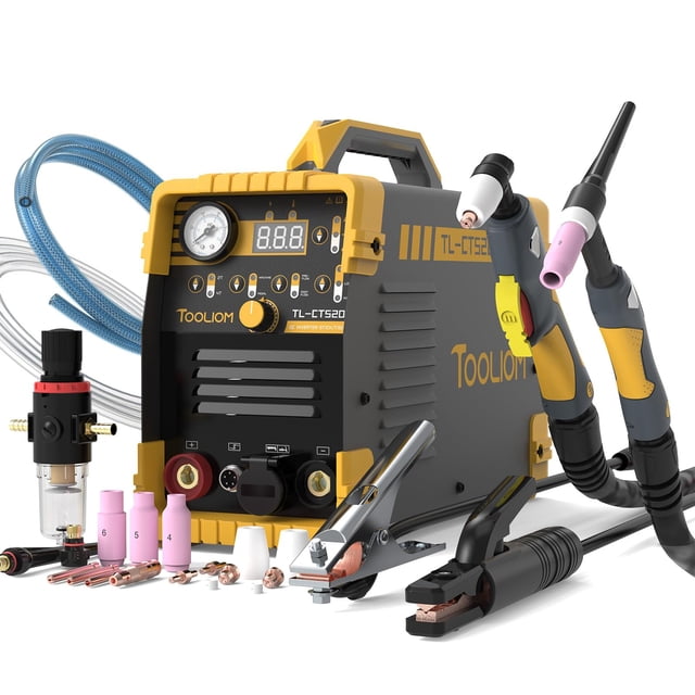 Soldador TOOLIOM 3 en 1 corte/TIG/stick 50 A Plasma 200 A TIG/stick