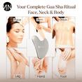 thumbnail image 5 of Natnique Stainless Steel Gua Sha Tool, Heart-Shaped Facial & Body Massage Tool for Face, Neck & Jawline with Travel Pouch, 5 of 8