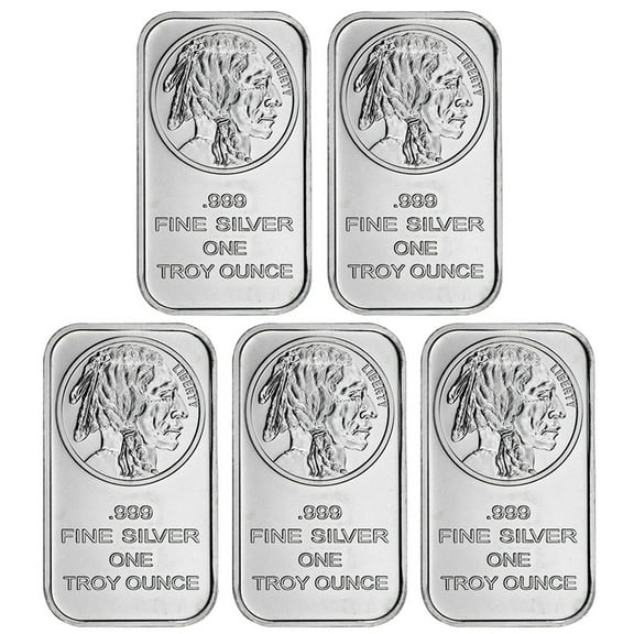 Uncertified Precious Metals, Silver, 5 oz