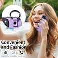 thumbnail image 5 of iPhone 14 Case ,Card Slots Leather Wrist Strap Phone Cover for iPhone 14, 5 of 5