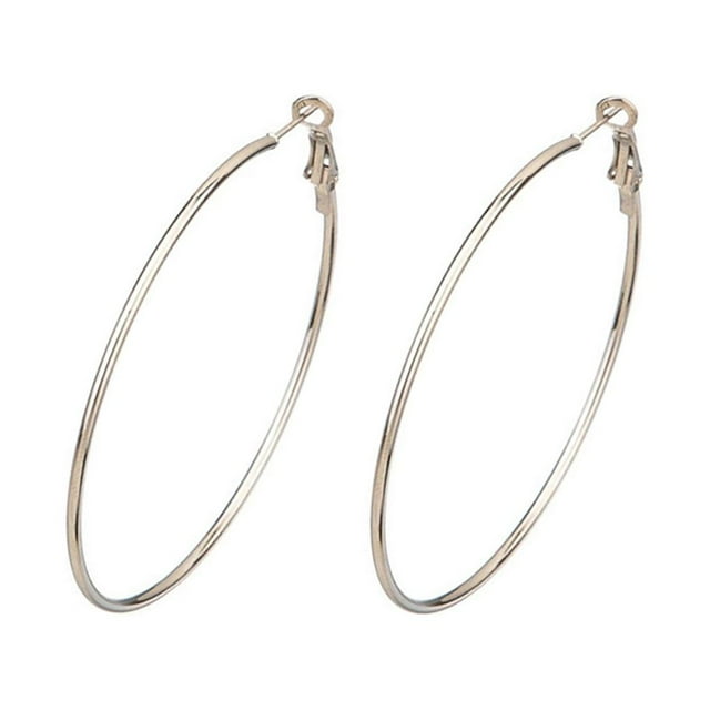 Pendientes de aro Sonducket Plata 7cm