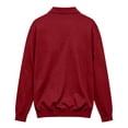thumbnail image 5 of Long Sleeve Polo Shirt for Men Turn Down Collar Heavyweight Knit Polo Slim Fit Casual Shirts Soft Fabric, 5 of 6