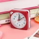 thumbnail image 3 of Reloj despertador de alarma Ecomeon de cuarzo pequeño y Ligero rojo, 3 of 6