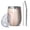 White-4, variant on 12oz Insulated Wine Tumbler with Lid & Straw, Stainless Steel Egg Shape Cup, Liquid & Marble Print