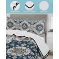 thumbnail image 4 of Queen Size Down Alternative Comforter, Lightweight Comforter Quilt Bedding Set with Pillow Shams All Seasons Bed Comforter Duvet Insert 90"x96", 4 of 7