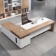 thumbnail image 5 of Executive Unusual Tea Office Desk Bookshelf Cheap Free Shipping Study Desks Filing Light Luxury Bureau Meuble Modern Furniture My Lux Decor Round, 5 of 30