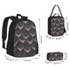 thumbnail image 2 of Easygdp pink hearts Mochila para Niños y Niñas con Set de Caja de Almuerzo y Estuche para Lápices 3 en 1, Mochila Escolar Estampada para Adolescentes, 2 of 7