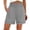 01 Gray, variant on Women’s Linen Shorts High Waisted Casual Summer Beach Wide Leg Lounge Comfy Shorts with Pockets Navy S