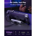 thumbnail image 6 of Upgraded Docking Station 4K@120Hz for Steam Deck OLED/ROG Ally X/Legion Go (S)/MSi Claw, 6-in-1 Steam Deck Dock with HDMI 2.1, Gigabit Ethernet, 3 USB 3.0, 100W Charge for Steam Deck LCD-HB0603, 6 of 7