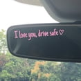thumbnail image 4 of Pegatinas reflectantes universales para espejo retrovisor de coche con la frase "Te amo" para conducir de forma segura, accesorios decorativos para coche, 4 of 5
