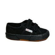 Angle View: Superga 2750 Jvel Classic Lace-Up Low Top Sneaker FULL BLACK