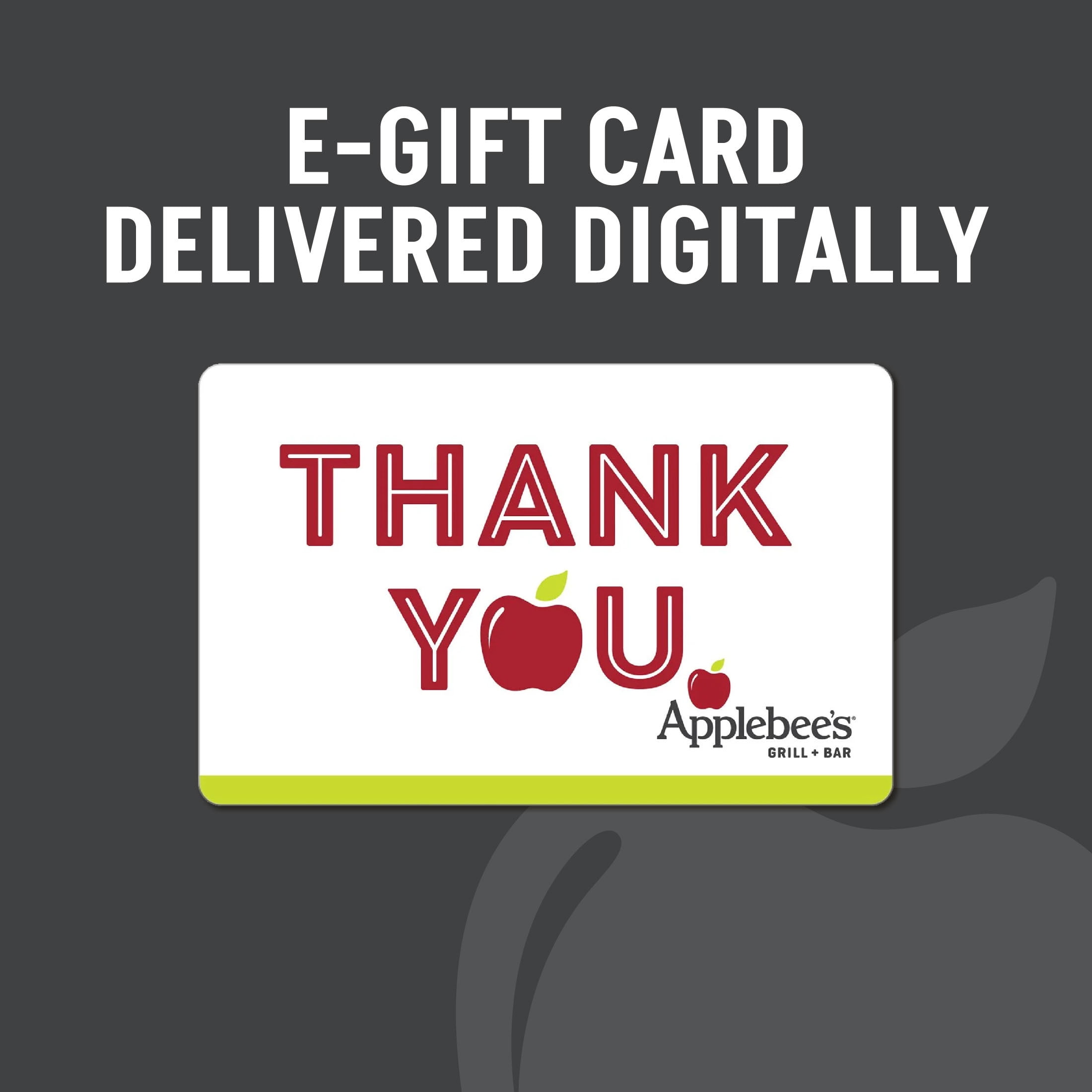 Applebee's $15 Thank You eGift Card [Email Delivery]
