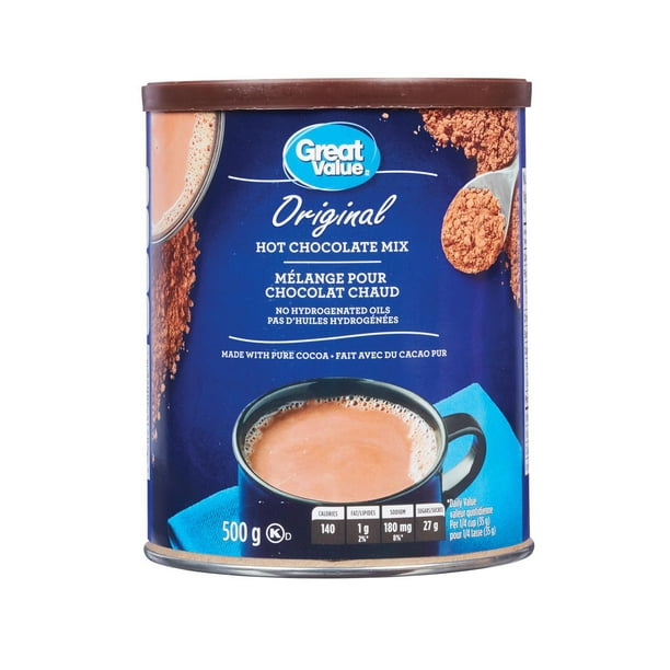 Great Value Original Hot Chocolate Mix 500 g Walmart