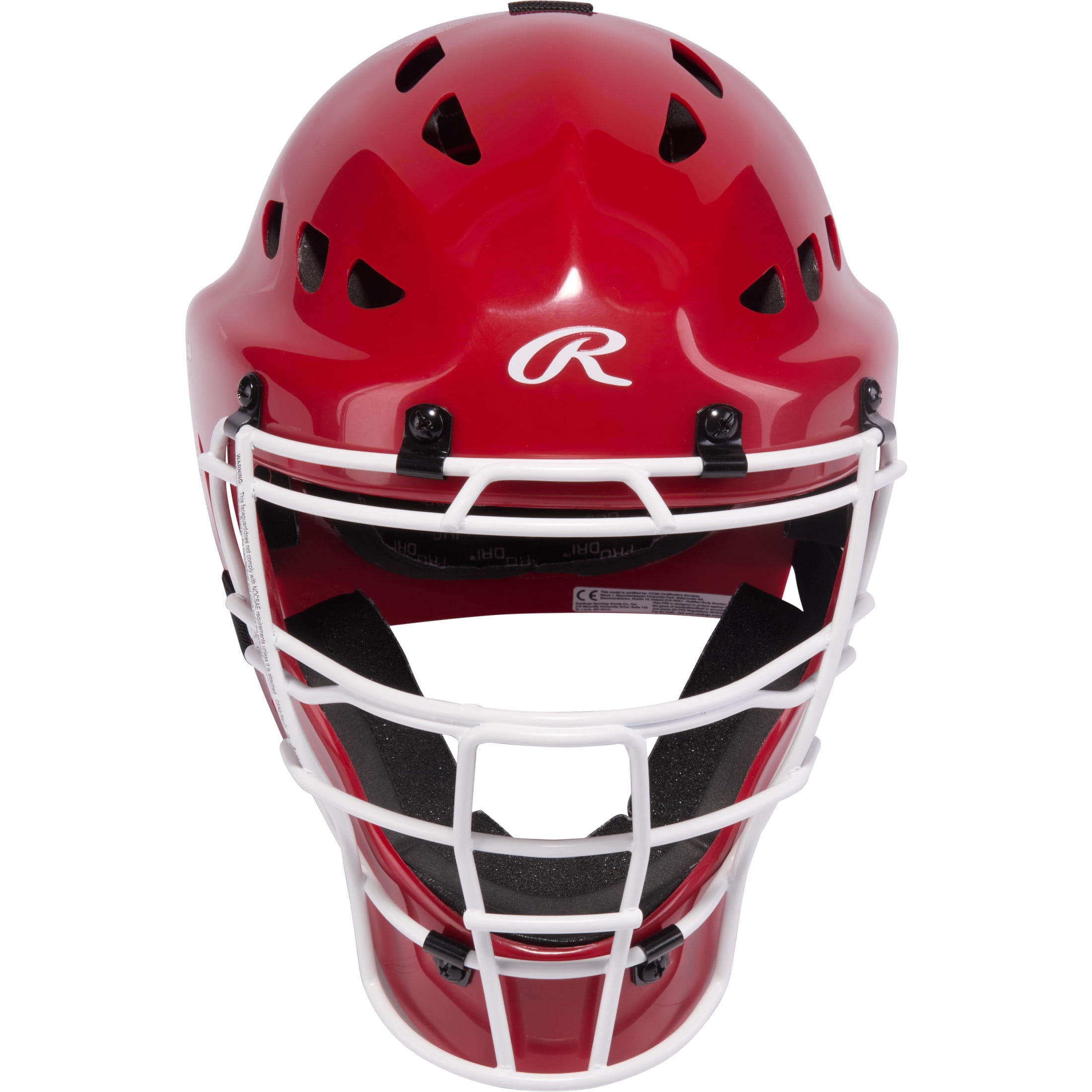 Rawlings Players 3 Series Catcher’s Gear Set | Youth | Red/White
