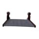 thumbnail image 4 of Asiento tipo hamaca para gatos con reposabrazos para ventana, estantes para gatos, hamaca para gatos para descansar en la ventana y tomar el sol Nogal oscuro, 4 of 9