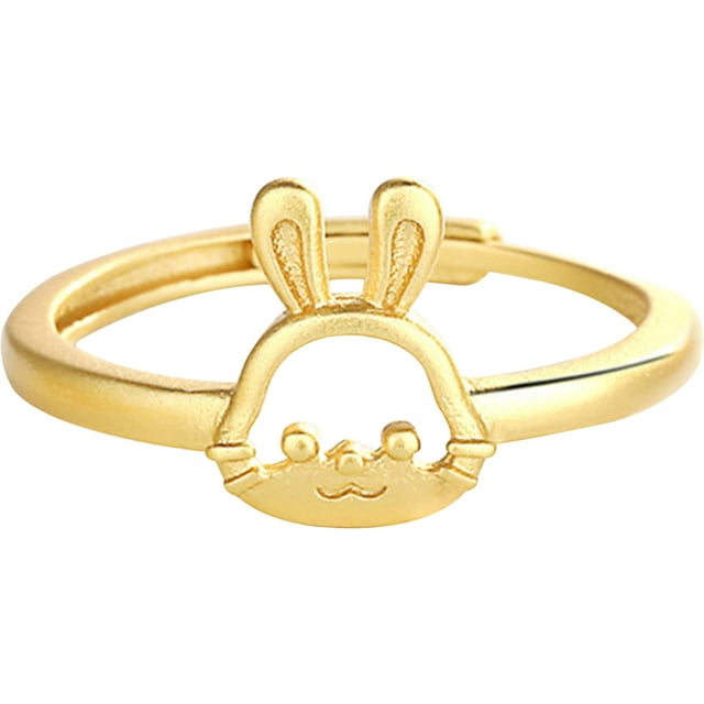 unbranded Anillo Abierto De En Cobre Dorado Para Mujer Con Y
