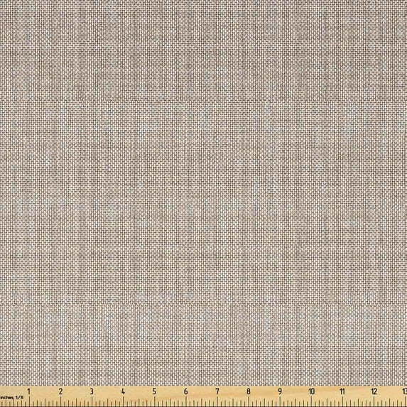 Faux Suede Fabric by the Yard Digitally Printed Home Texture, Durable and Washable Fabric for DIY Projects Indoor Outdoor Upholstery Decorative, 5 Yard, Pale Coffee, by Ambesonne