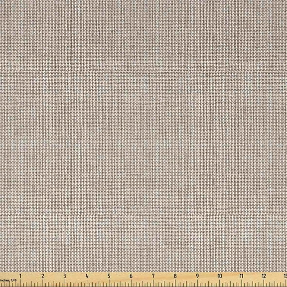 Faux Suede Fabric by the Yard Digitally Printed Home Texture, Durable and Washable Fabric for DIY Projects Indoor Outdoor Upholstery Decorative, 3 Yard, Pale Coffee, by Ambesonne
