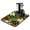White-686, variant on Hawaiian Floral Jungle Leaf Kitchen Mat, Absorbent and Reusable Coffee Pad, Non-Slip Under Appliance Mat with Tropical Design