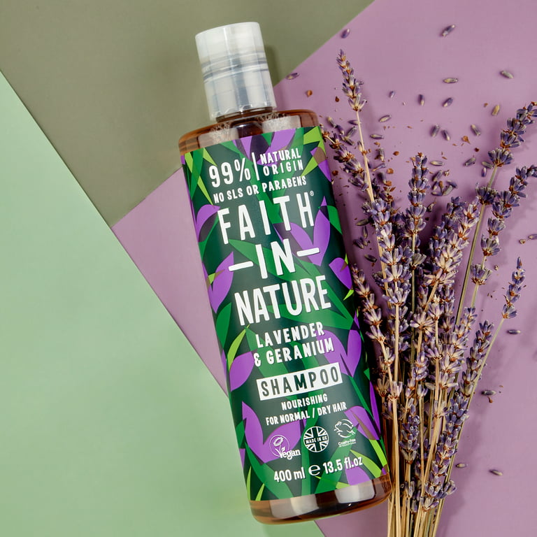 Faith in Nature - Shampoo with Lavender Oil Lavender & Geranium oz. Walmart.com