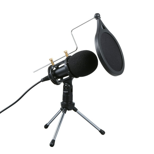 Microphone à Condensateur Filaire Microphone Audio de Studio Microphone d'Enregistrement Vocal