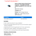 thumbnail image 2 of Inline to Engine Harness Knock Sensor Connector - Compatible with 2006 Cadillac Escalade EXT 6.0L V8 LQ9 VIN N - AC Delco, 2 of 2