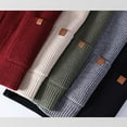 thumbnail image 3 of Tauxra Mens Cardigans Sweaters,Men's Cardigan,Long Sleeve Solid Color Zipper Pocket,Mens Sweaters Fashion, 3 of 5