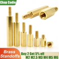 thumbnail image 2 of Male Female Brass Motherboard Standoffs Hex Column PCB Board Pillars Rack Stud Spacing Screws Bolts Spacers M2 M2.5 M3 M4 M5 M6, 2 of 4