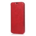 thumbnail image 5 of Nalacover Flip Case for iPhone 14 Pro, Card Slot Holder Hybrid Lychee Pattern PU Leather + TPU Non-Yellowing Cover with Kickstand Electroplated Frame Clear Back Case for iPhone 14 Pro, Red, 5 of 8