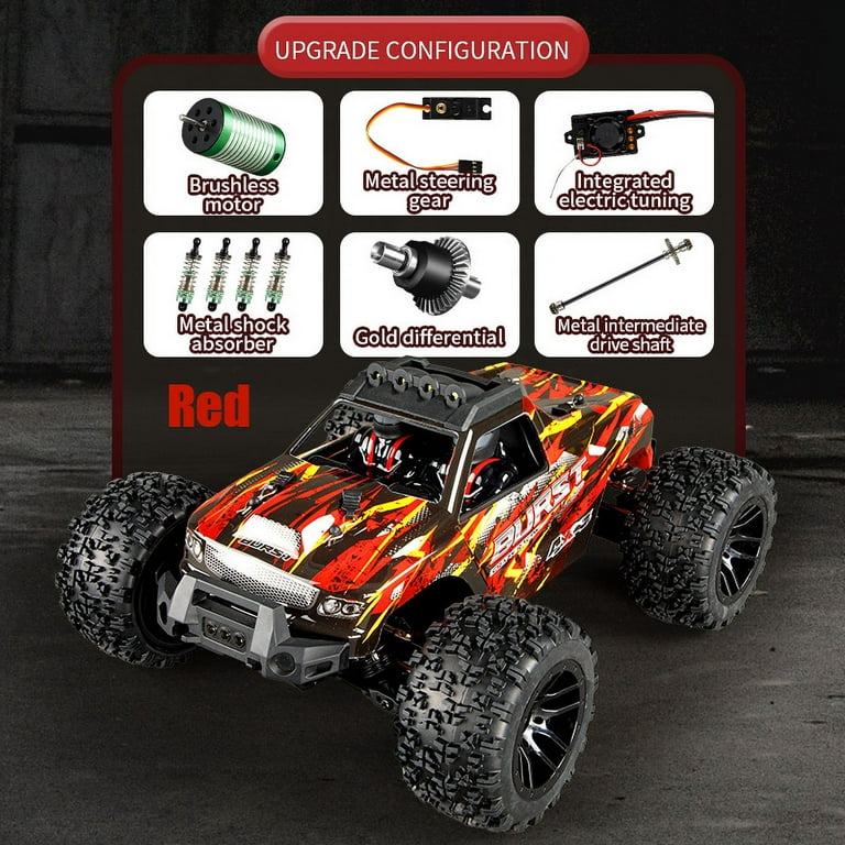 Yexmas 1:14 RTR Brushless Fast RC Cars for Adults, 70KM/H High