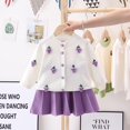 thumbnail image 1 of Nuevo vestido para niñas Niñas 1-8 años Otoño Invierno Niños Princesa Suéter lindo Vestido de punto Trajes de fiesta de cumpleaños Bebé niña VestidosTag 90 (18-24M) Gao Jinjia LED, 1 of 2