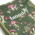 thumbnail image 3 of Miamica Foldable Travel Laundry Bag, Mushroom Garden Multicolor Flowers – Lightweight, Durable Design with Drawstring Closure, One Size, 3 of 9
