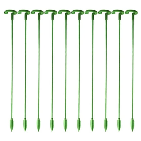 

Leking Support for Plants 10/30 Pieces 3mm Thick Garden Single Stem Flower Support Stake Plant Cage Support Ring for Indoor Plants Amaryllis Orchid Peony beneficial