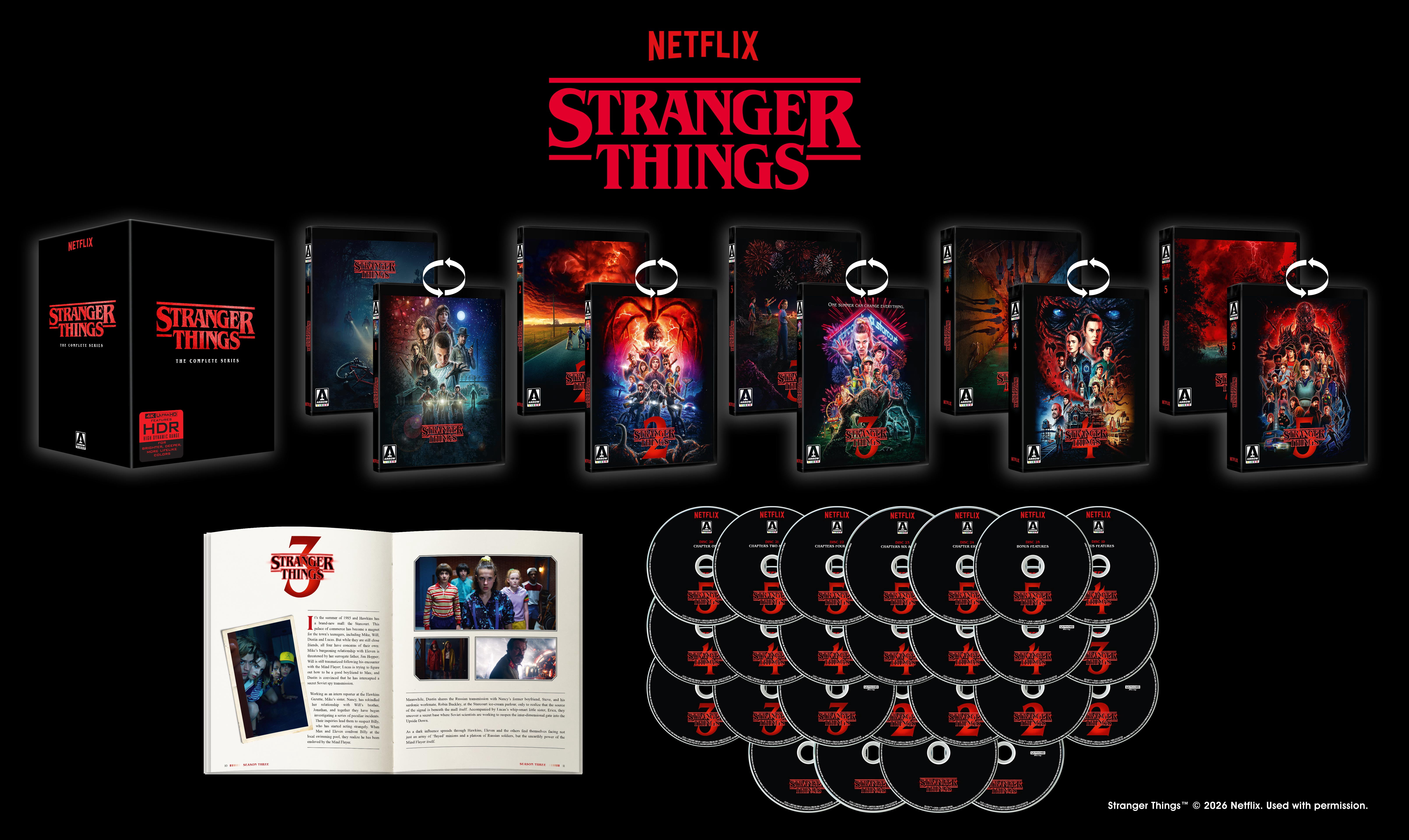 Stranger Things: The Complete Series (4K Ultra HD), Horror, MVD