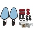 thumbnail image 1 of VOBOR Espejo retrovisor para Motocicleta, Espejo Trasero para ATV, Accesorios para automóvil, Giratorio de 360 ​​Grados, Universal para Soporte de 8MM/10MM(Rojo), 1 of 5