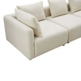 thumbnail image 5 of Hangover Cream Performance Linen Sofa, 5 of 9