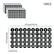 thumbnail image 3 of Combination Number Stickers | 1 Inch Adhesive Labels 1-50 | Multi-Color White Black Red Orange Yellow Blue Green | Paper Material | 10 Sheets | Decorative Numbering Stickers, 3 of 6