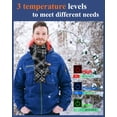thumbnail image 2 of Bufanda calefactable KLADNDER con 3 niveles de temperatura y batería de 5000 mAh, 2 of 7