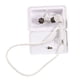 thumbnail image 2 of Kit de caja de ducha exterior RV con manguera del grifo de la manguera Transporte de cabecera con cabezal de ducha exterior para la limpieza al aire libre para el baño Limpieza de plástico blanco Vogacara VI002240-01B, 2 of 7