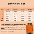 thumbnail image 3 of Xyxonk 3/4 Length Sleeve Womens Tops Dressy Casual V Neck Henley Shirts Loose Fit Solid Color Blouses Fall Fashion Outfits Navy S, 3 of 7