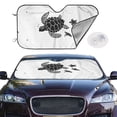 thumbnail image 2 of Balery Family Of Sea Turtles Print Car Windshield Sun Shade,Windshield Sunshade for Car Pickup Truck SUV Accessories-Medium, 2 of 7