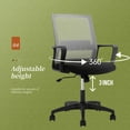 thumbnail image 6 of BestOffice Ergonomic Office Chair, Lumbar Support, Adjustable Height with Armrests for Adults(Grey), 6 of 7