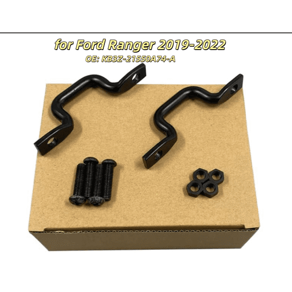 HUONA Pair Rear Bed Tie Down Hooks with Screws Compatible for Ford Ranger 2019-2022 Replace KB3Z-21550A74-A