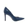 thumbnail image 3 of Sam Edelman Hazel Wild Indigo Stiletto Heel Pointed Closed Toe Dress Pumps (Wild Indigo, 7.5), 3 of 3