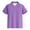 Purple, variant on XASZHN Kids Boys Girls Short Sleeve Summer Casual Striped Gentleman Tops Teen Holiday Shirts T Shirt with Pocket Kids Summer Casual Shirts Navy 11-12 Years