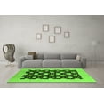 thumbnail image 3 of Ahgly Company Indoor Square Oriental Green Traditional Area Rugs, 5' Square, 3 of 4