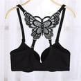 thumbnail image 3 of Tumotour Front Open Bras For Women Front Buckle No Steel Ring Seamless Wirefree Middle-Aged And Elderly Underwear Plus Size Solid Color Comfortable Breathable Exhaust Push Up Daily Bras, 3 of 4