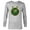 Athletic Heather, variant on Marvel Loki Series Icon - Long Sleeve T-Shirt for Men - Customized-White