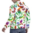 thumbnail image 6 of Sikiie Paisley Men's Hoodie, Essentials Hoodie, Sweatshirt, Pullover Hooded Sweatshirt for Men-Small, 6 of 7
