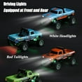 thumbnail image 3 of RipRush Mini Monster 1:64 Off-Road LED Alloy Racer, 2.4GHz Off-Road Remote Control Car, New Rechargeable Alloy Shell Mini RC Cars with Lights and Trailer, 3 of 6